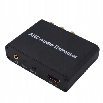 Aluminum ARC HDMI-compatible Audio Extractor
