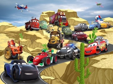 Fototapeta Cars Mcqueen Zygzak Wielki Rajd