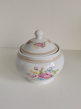 Сахарница фарфоровая 280 мл White Easy Life Buquet