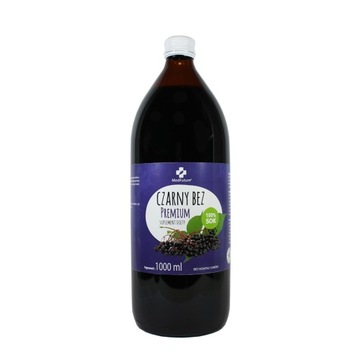 Sok z czarnego bzu naturalny bez cukrów 1000 ml
