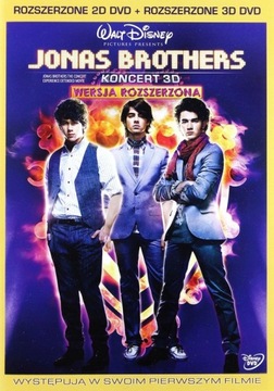 [DVD] JONAS BROTHERS - KONCERT 3D - 2dvd (folia)