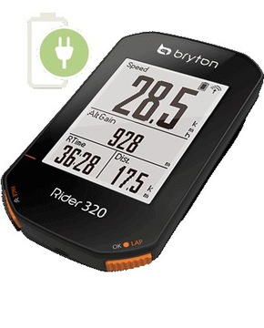 KOMPUTER ROWEROWY GPS NAVI BRYTON RIDER 320E WI-FI