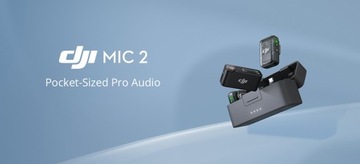 Беспроводная микрофонная система DJI Mic 2 (2 передатчика + 1 приём + чехол для зарядки)