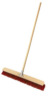 Уличная метла, подметальная машина, 50 см, щетка с металлической ручкой и стержнем