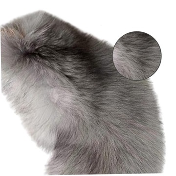 Ключ 45 см d?Sweet Wolf Fox Tail Меховые брелки для автомобилей