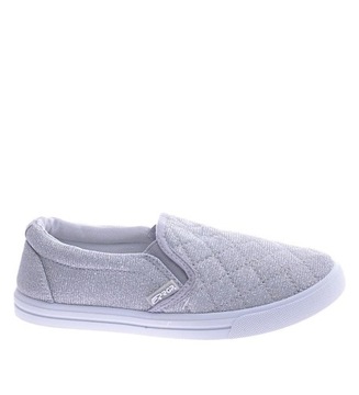 Buty damskie Wkładane materiałowe tenisówki slip on Trampki 13343