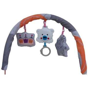 Качалка с вибрацией + игрушка с мелодиями.