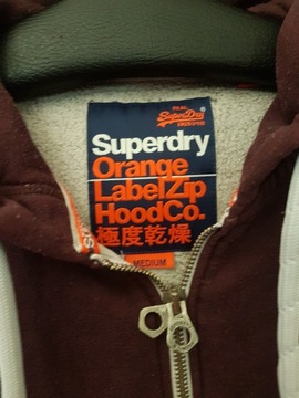 SUPERDRY KANGURKA BLUZA SUPER DRY R.M GRUBA ORYGIN