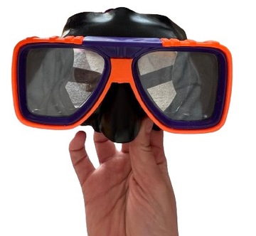 Комплект маска, трубка, трубка для плавания и дайвинга для детей GOOGLE GLASSES