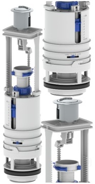 ZAWÓR SPUSTOWY DO WC SPŁUCZKI DWUFUNKCYJNY 3/6l