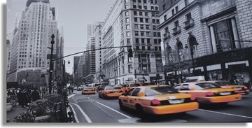 Obraz na płótnie canvas 140x70 Taksi Taxi Miasto