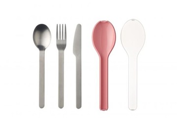 Zestaw 3 sztućców Ellipse Nordic Pink 105760076700 (różowe)