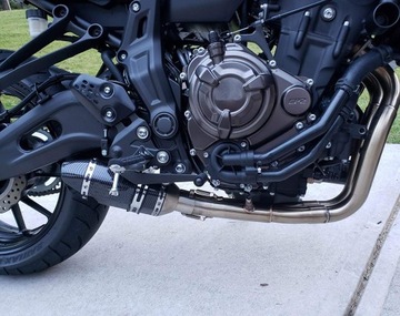 Спортивный глушитель выхлопа Yamaha MT07 XSR700 Set TRACER 700 14-23r Carbon
