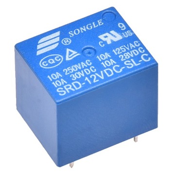 Przekaźnik przełączany SONGLE SRD-12VDC-SL-C 12V