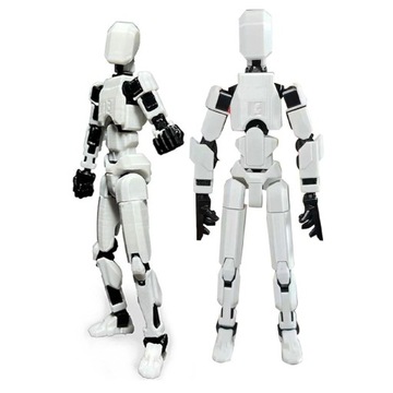 МНОГОСУСТАВНИКОВЫЙ ПОДВИЖНЫЙ РОБОТ 3D-ПЕЧАТАННЫЙ МАНЕКЕН TOYSLUCKY