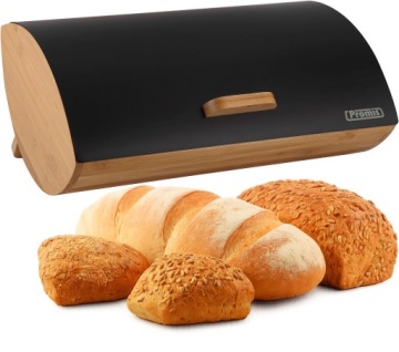 БОЛЬШОЙ ДЕРЕВЯННЫЙ ХЛЕБ БУХАНКА МЕТАЛЛ ПРОМИС БАМБУК КОНТЕЙНЕР ДЛЯ ХЛЕБА