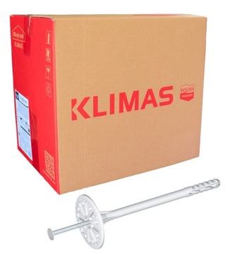 KOŁKI STYROPIANU 22cm METALOWY TRZPIEŃ DYBLE METAL