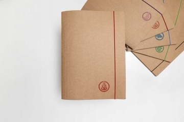 Папка с ластиком А4 для документов Eco Elements x10