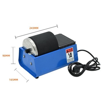 Электрическая барабанная полировальная машина с одним барабаном