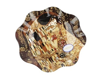Talerz dekoracyjny XL G. Klimt Pocałunek na elegancki ekskluzywny prezent