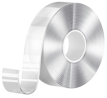 TAŚMA MONTAŻOWA DWUSTRONNA MOCUJĄCA MOCNA BEZBARWNA NANO 3cm x 5m