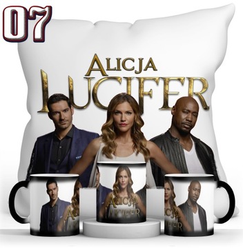 ZESTAW LUCYFER MAGICZNY KUBEK + PODUSZKA + IMIE