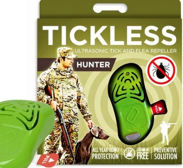 TICKLESS - ULTRADŹWIĘKOWA OCHRONA PRZED KLESZCZAMI Myśliwy HUNTER / ZIELEŃ