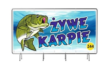 SOLIDNY BANER REKLAMOWY 200x100 CHOINKI,KARP