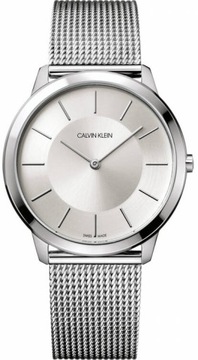 Zegarek męski srebrny Calvin Klein do garnituru