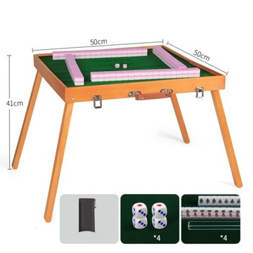 Набор плиток маджонг со складными столами.