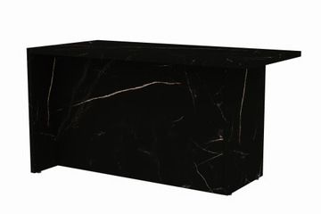 Czarna wyspa kuchenna gotowa wyspa do kuchni marmur 160 cm San Sebastian