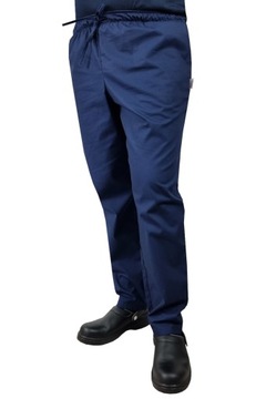 Spodnie kucharskie szefa kuchni granatowe roz. 3XL