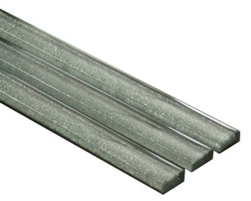 Listwa szklana srebrna 60 cm, dekor 60 cm,płytka,
