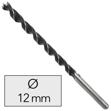 Профессиональное спиральное сверло по дереву 12 x 400