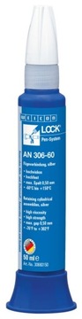 WEICONLOCK AN 306-60 Retaining Cylindrical Assemblies 50ml silver