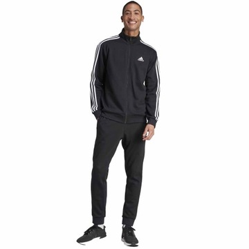 ADIDAS BLUZA SPODNIE KOMPLET DRES MĘSKI CZARNY