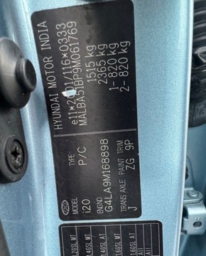 Hyundai i20 I Hatchback 5d 1.2 DOHC 78KM 2009 Hyundai i20 1.2 Benzyna 78KM, zdjęcie 17