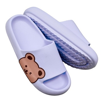 NIEBIESKIE GUMOWE KLAPKI DAMSKIE MALL 38/39