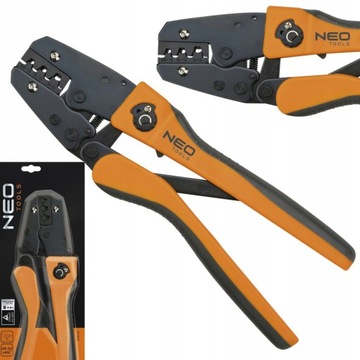NEO SZCZYPCE ZACISKARKA ZACISKACZ DO KONEKTORÓW 250MM 22-12 AWG 01-502