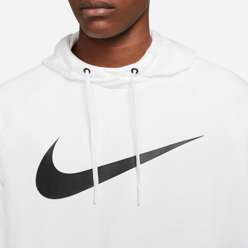 Nike klasyczna bluza męska biała oryginał Dri-Fit Hoodie CZ2425-100 L