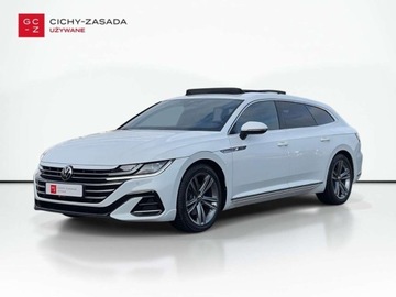 Volkswagen Arteon Fastback Facelifting 2.0 TSI 190KM 2022 Volkswagen Arteon 2.0TSI 190KM R-Line DSG SerwisASO Kessy Acc Led Navi Hak