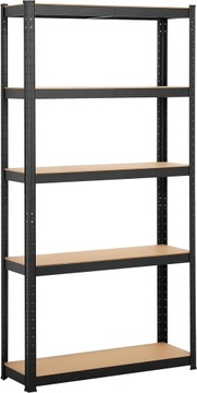 Regał magazynowy metalowy Yaheetech 180 x 90 x 30 cm max 175 kg na półkę