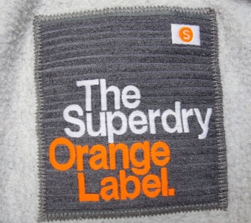 Superdry Orange label Bawełniana Bluza Rozpinana S