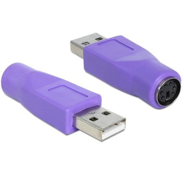 ADAPTER USB NA PS/2 PS2 DO KLAWIATURY PRZEJŚCIE