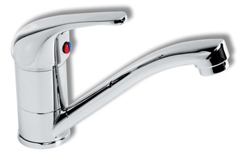 BATERIA UMYWALKOWA STOJACA OBROTOWA WYLEWKA CHROM