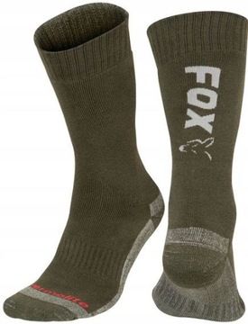 CFW119 Fox Collection Socks 44-47 Green/Silver