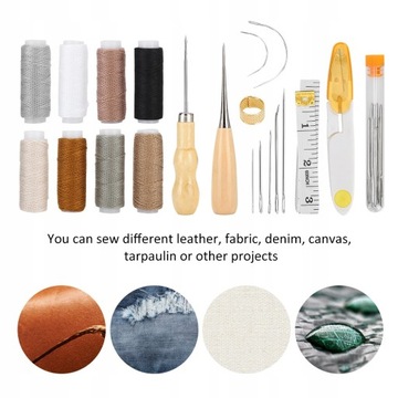 Набор инструментов для рукоделия из кожи с