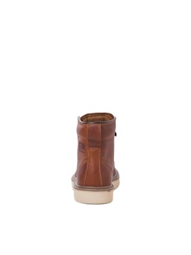 Buty skórzane Jack&Jones JFWALDGATE MOC LEATHER BOOT SN r. 45 cognac