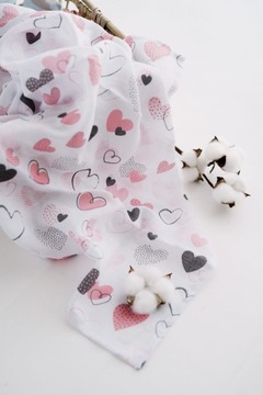 НАБОР ИЗ 5 ПОЛЬСКИХ МУСЛИНОВЫХ ПОДГУЗНИКОВ 80х70см В ПОДАРОК ​​ОТ BABYU