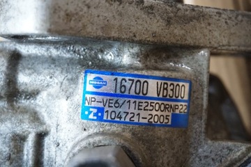 NISSAN PATROL ČERPADLO VSTŘIKOVAČE GR Y61 2,8 TDI